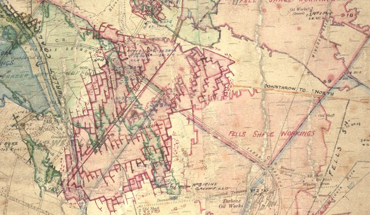 Mining map of Tarbrax