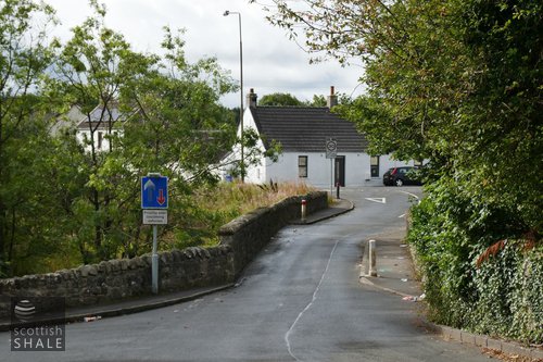 View across the old bridge, looking south.