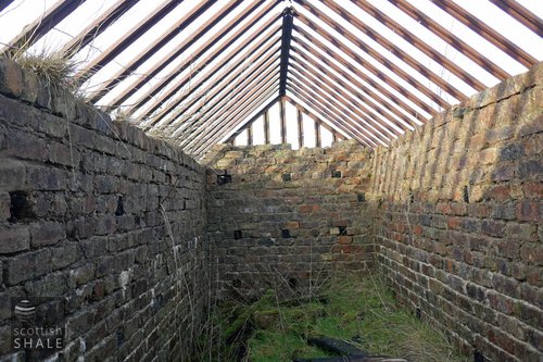 Inside the explosives store