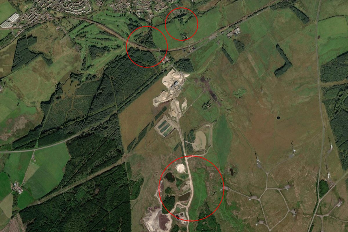 Handaxwoodopencast aerial