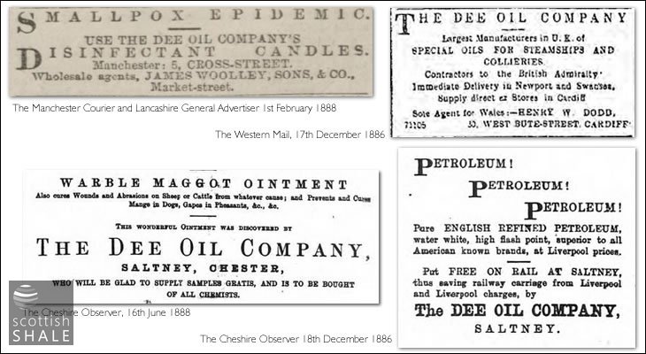 Dee oil co advertisements