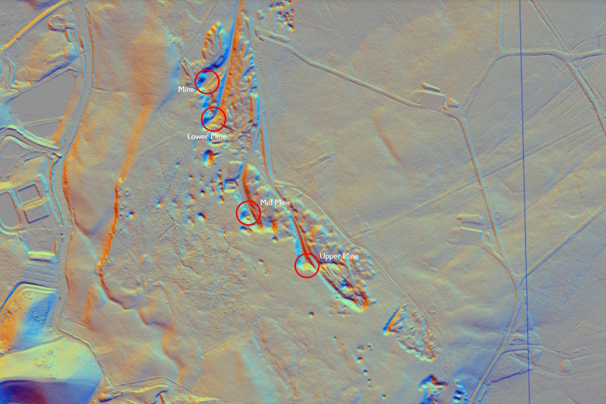 levenseat quarry mines lidar