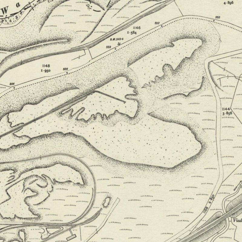 Addiewell No.18 Coal Mine - 25" OS map c.1907, courtesy National Library of Scotland