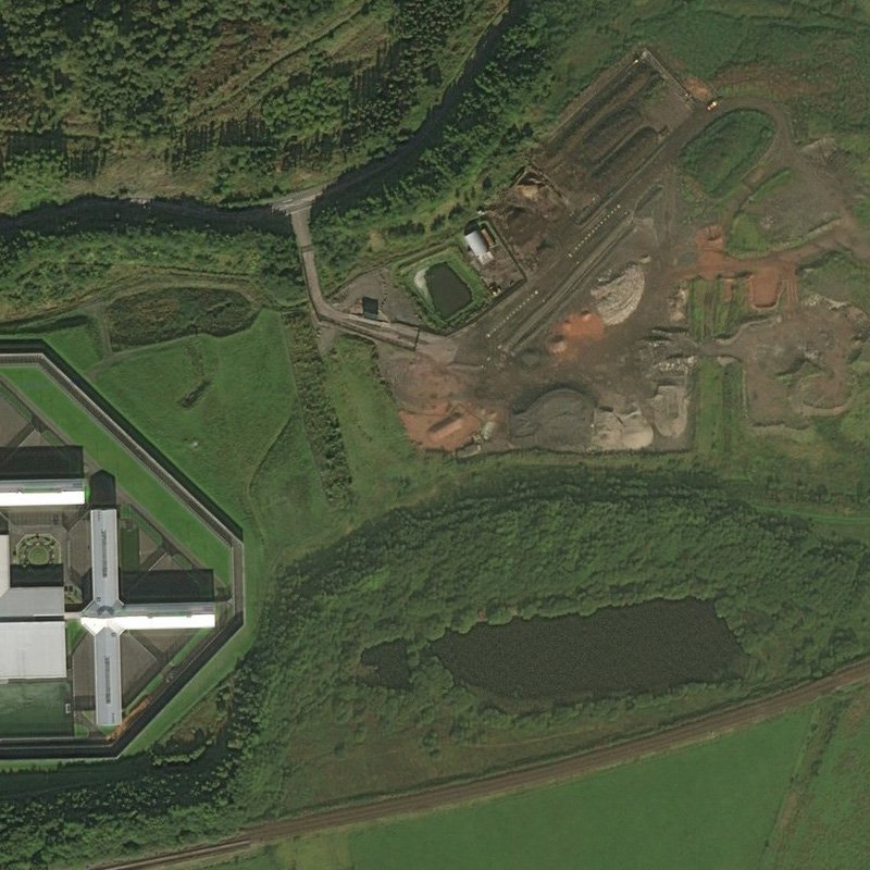 Addiewell No.2 Pit - Aerial, courtesy National Library of Scotland