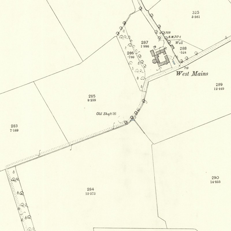 Baads No.23 Coal Pit - 25" OS map c.1895, courtesy National Library of Scotland