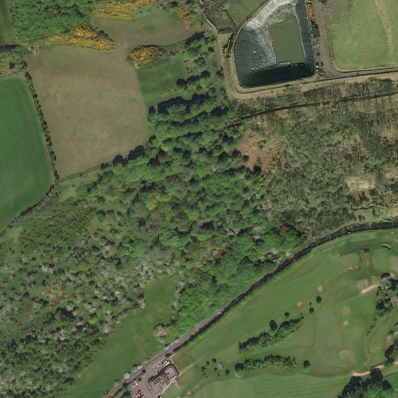 Burntisland No.2 Mine - Aerial, courtesy National Library of Scotland