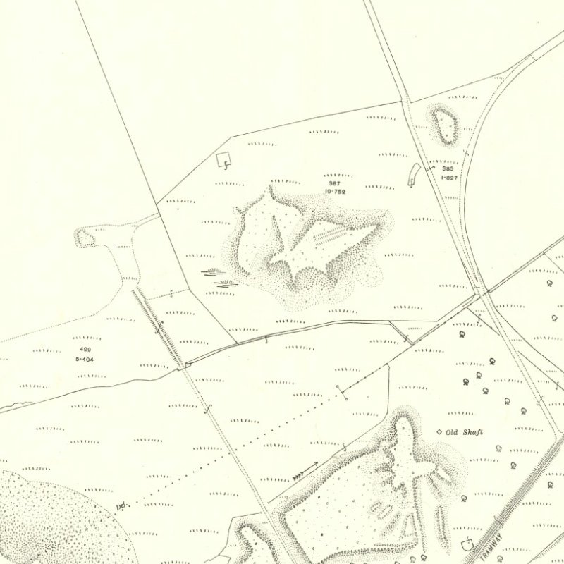 Boghall No.1 Pit - 25" OS map c.1916, courtesy National Library of Scotland