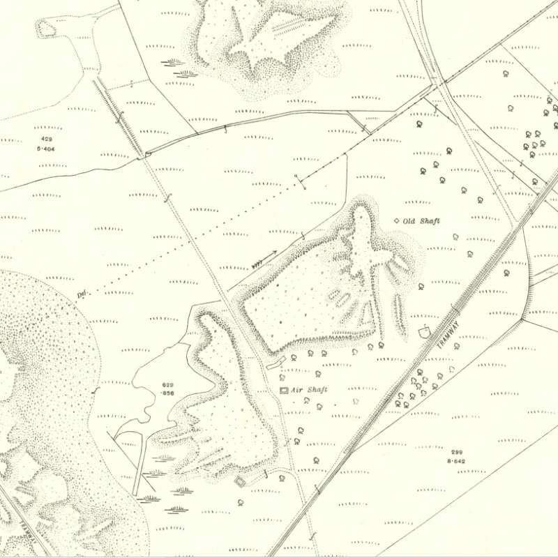 Boghall No.3 Pit - 25" OS map c.1916, courtesy National Library of Scotland