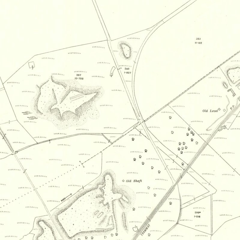 Boghall No.4 Pit - 25" OS map c.1916, courtesy National Library of Scotland