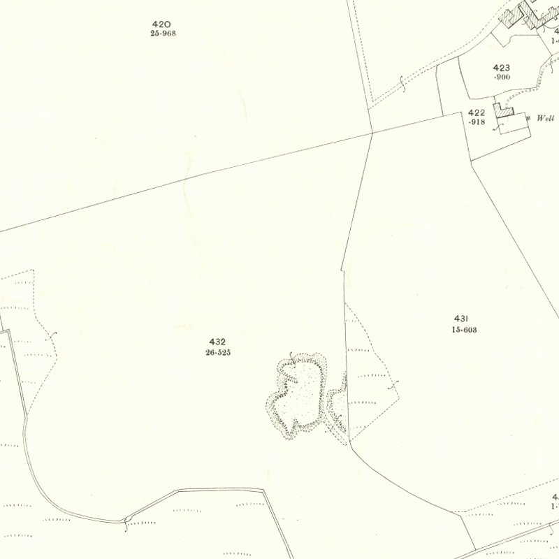 Boghall Raeburn Mine - 25" OS map c.1897, courtesy National Library of Scotland