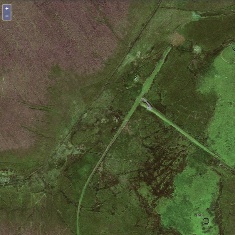 Cobbinshaw No.5 Mine - Aerial, courtesy National Library of Scotland