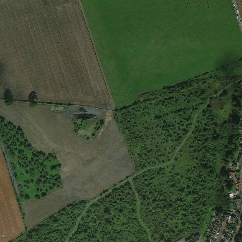 Crossgreen No.1, 2 & 3 Mines - Aerial, courtesy National Library of Scotland