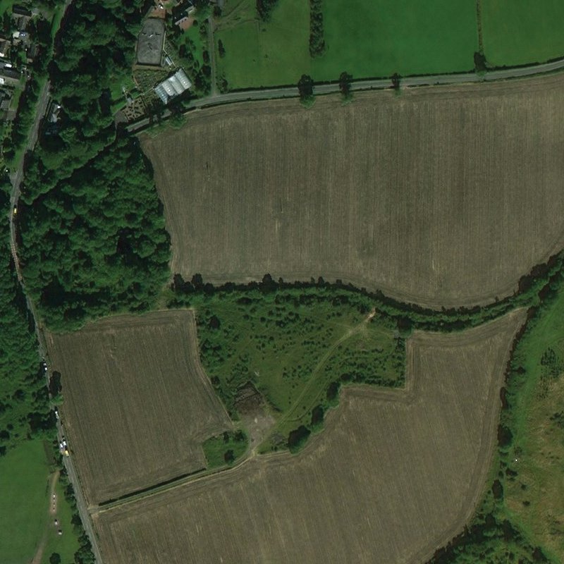 Carledubs Mine - Aerial, courtesy National Library of Scotland