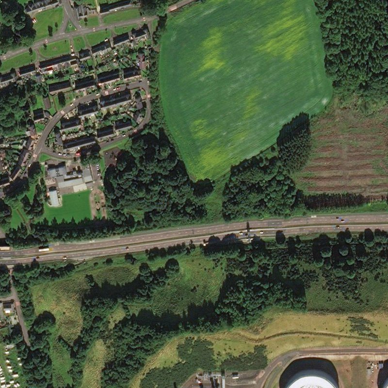 Dalmeny Railway No.1 & 2 Mines - Aerial, courtesy National Library of Scotland