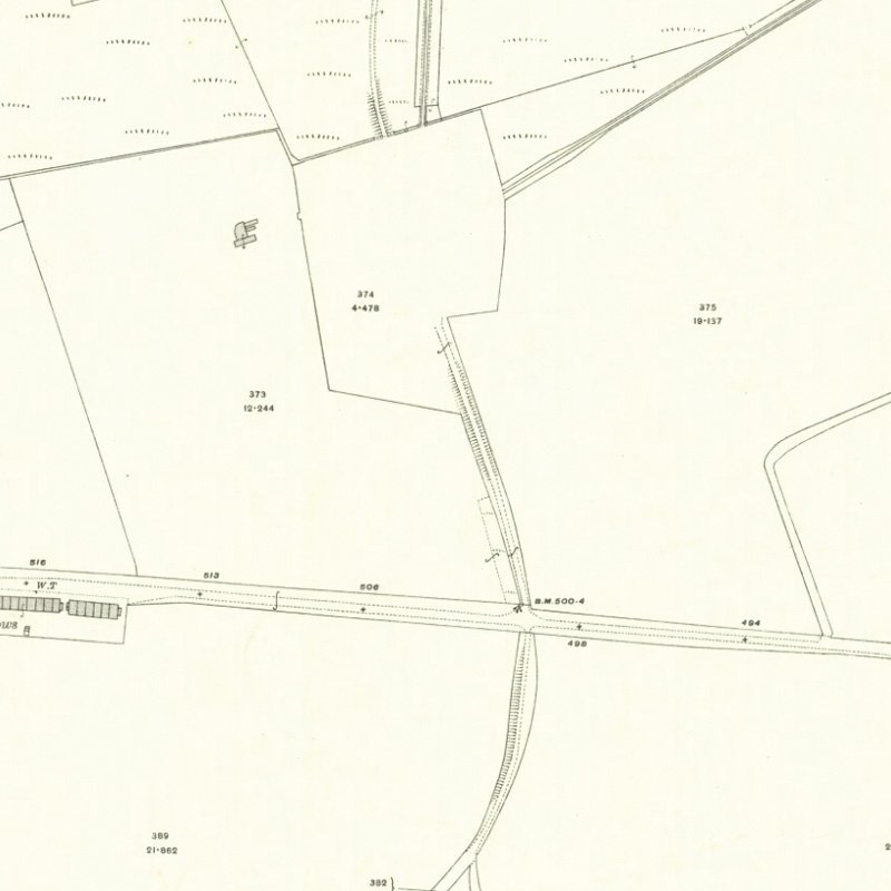 Deans No.3 Mine - 25" OS map c.1916, courtesy National Library of Scotland
