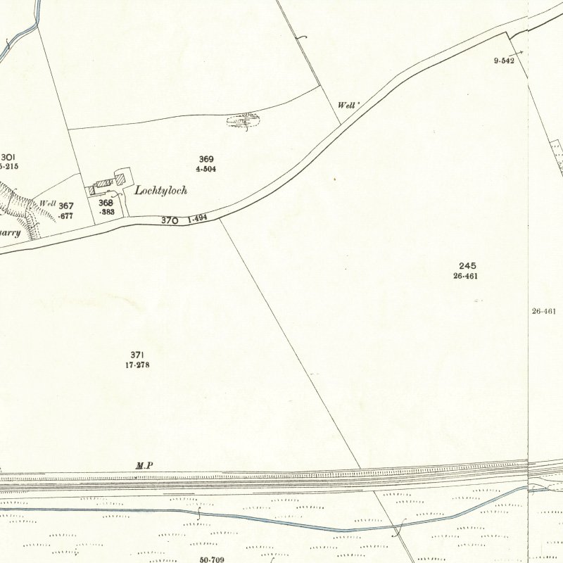 Deans No.7 Pit - 25" OS map c.1895, courtesy National Library of Scotland
