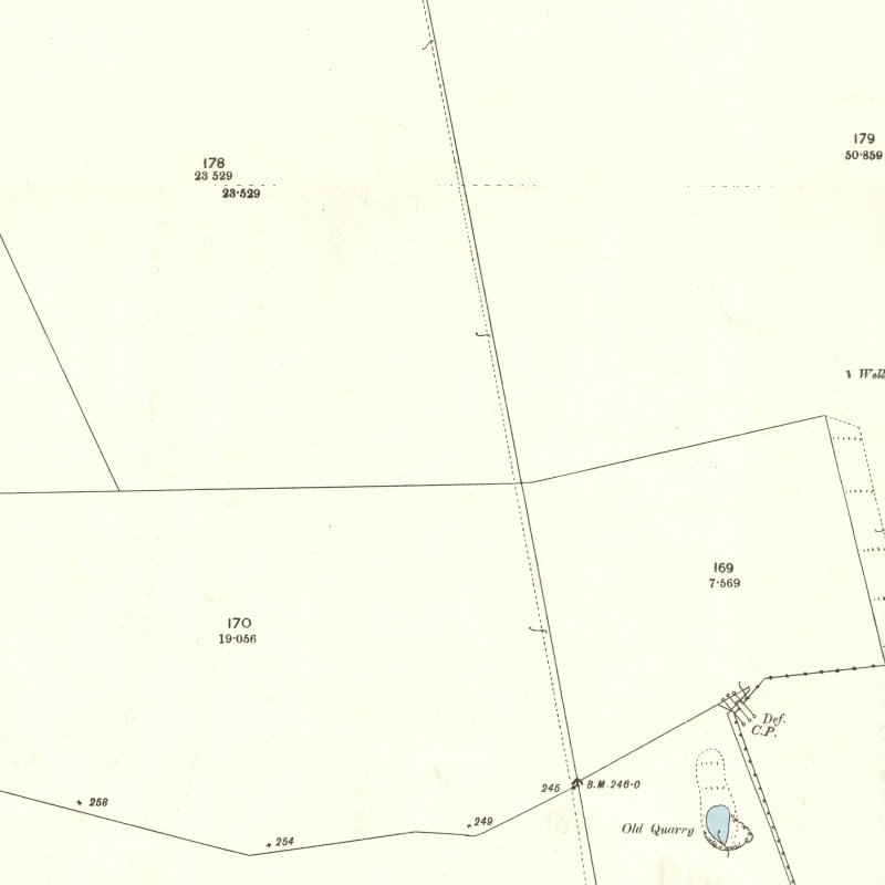 Duddingston No.3 Mine & Quarry - 25" OS map c.1897, courtesy National Library of Scotland