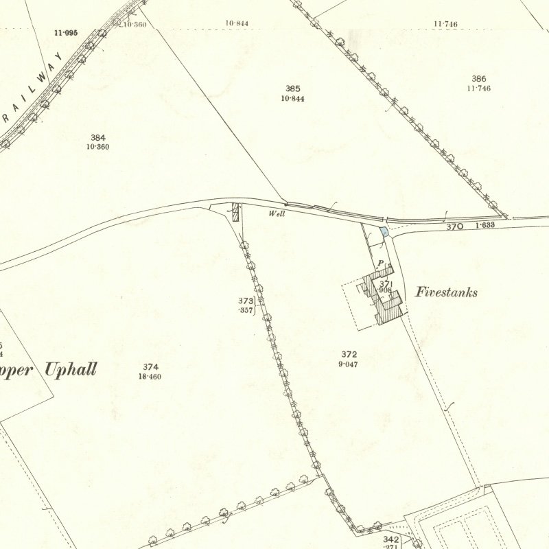 Fivestanks Mine - 25" OS map c.1897, courtesy National Library of Scotland