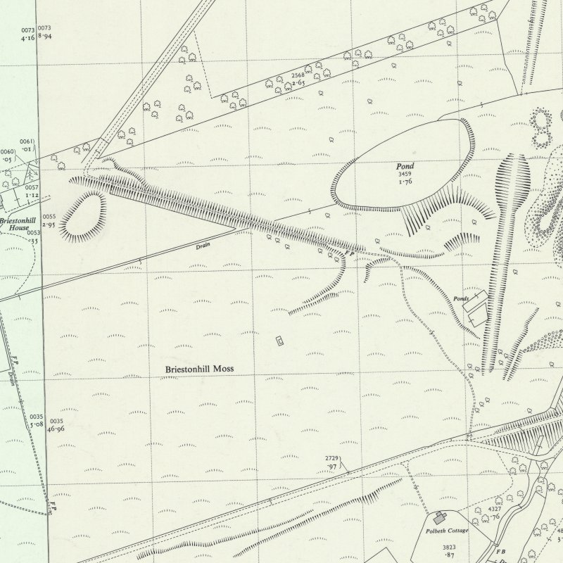 Gavieside No.1 Pit - 1:2,500 OS map c.1955, courtesy National Library of Scotland