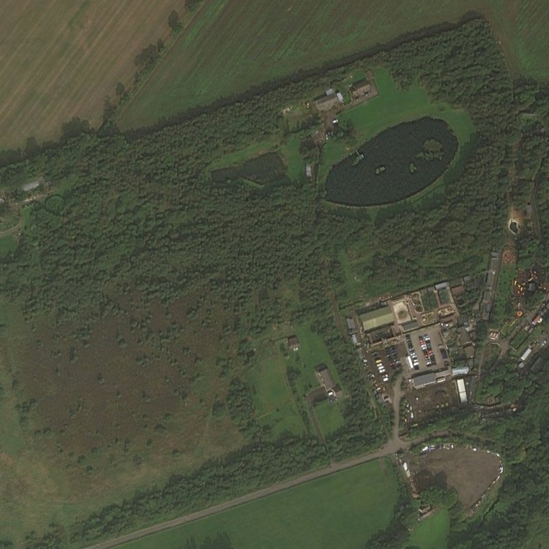 Gavieside No.1 Pit - Aerial, courtesy National Library of Scotland