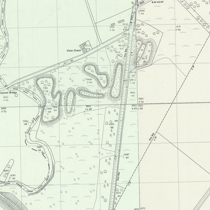 Grange No.1 & 2 Pits - 1:2,500 OS map c.1962, courtesy National Library of Scotland