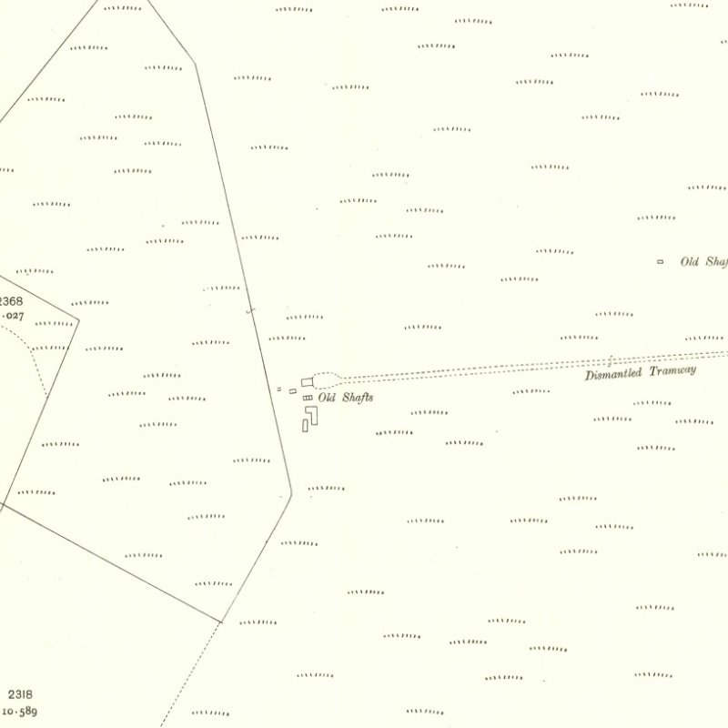 Greenfield No.1 Pit - 25" OS map c.1911, courtesy National Library of Scotland