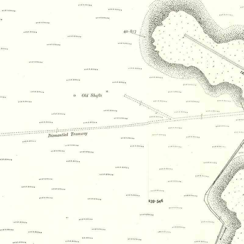 Greenfield No.3 Mine - 25" OS map c.1911, courtesy National Library of Scotland