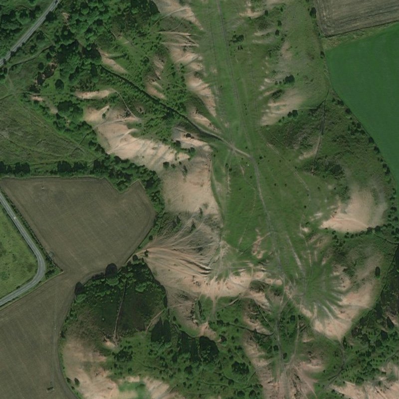 Hopetoun No.44 Mine - Aerial, courtesy National Library of Scotland