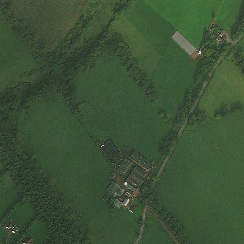 Hartwood Mine & Coal Pit - Aerial, courtesy National Library of Scotland