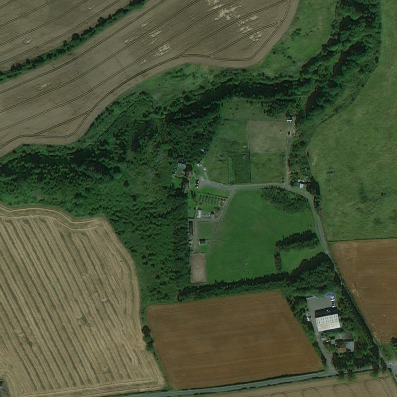 Hayscraigs Mines & Quarries - Aerial, courtesy National Library of Scotland
