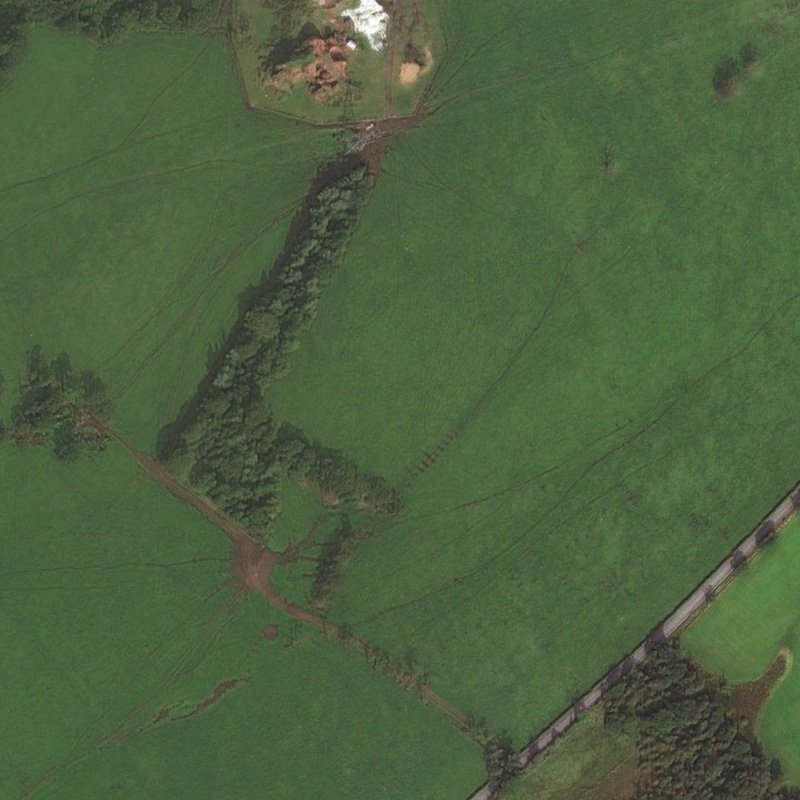 Hermand No.6 Mine - Aerial, courtesy National Library of Scotland