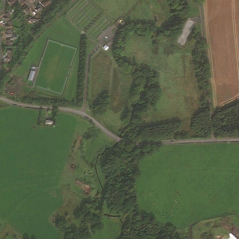 Hermand (Murray's Pool) Mine - Aerial, courtesy National Library of Scotland