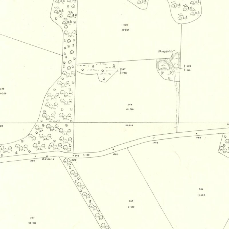 Hillend Coal Pit - 25" OS map c.1916, courtesy National Library of Scotland