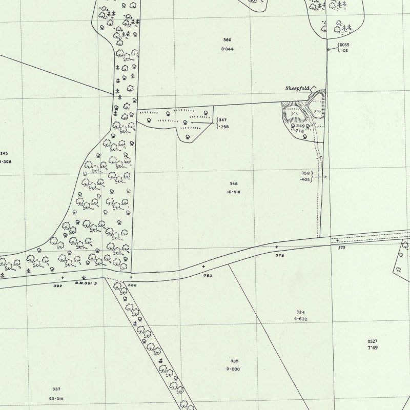 Hillend Coal Pit - 1:2,500 OS map c.1954, courtesy National Library of Scotland