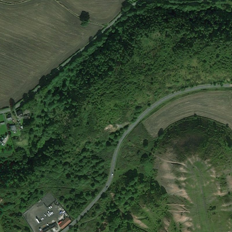 Hopetoun No.1 Pit - Aerial, courtesy National Library of Scotland