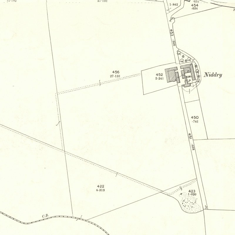 Hopetoun No.3 Mine - 25" OS map c.1896, courtesy National Library of Scotland