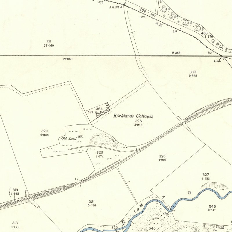 Hopetoun No.4 Mine - 25" OS map c.1897, courtesy National Library of Scotland