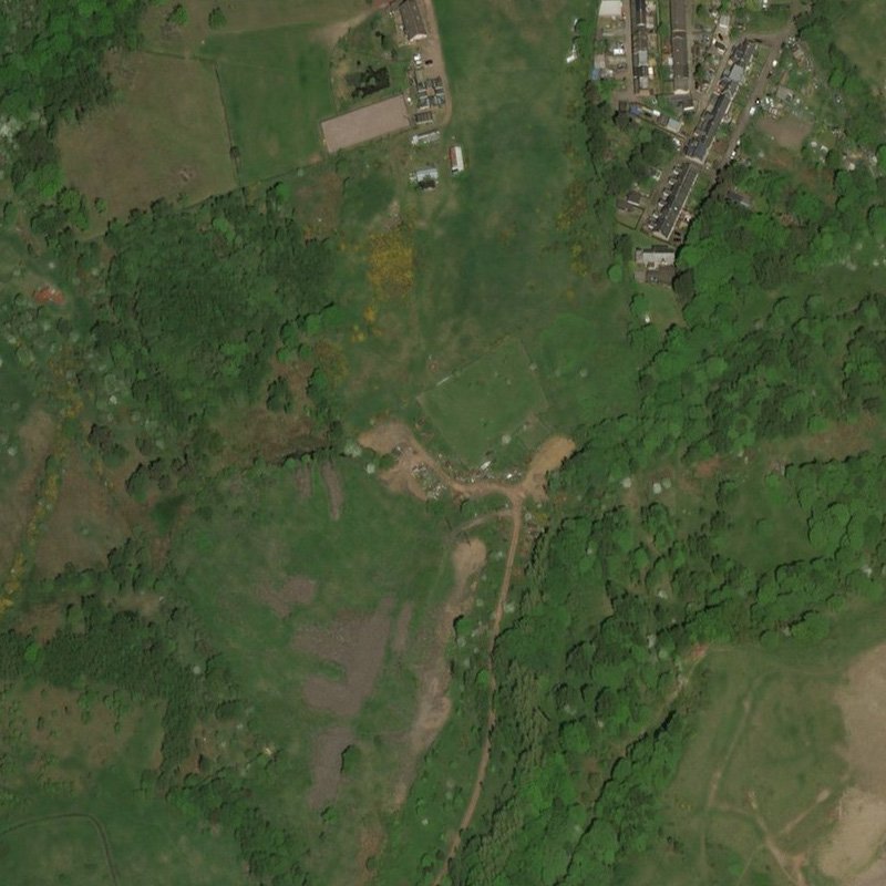 Holmes Mine - Aerial, courtesy National Library of Scotland