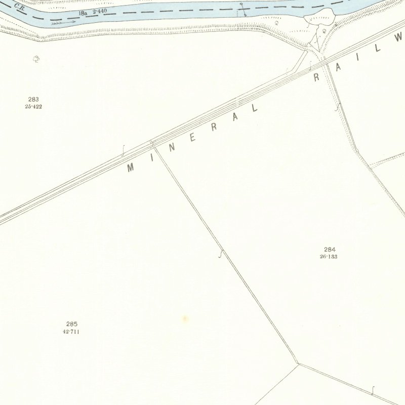 Ingliston No.36 & 37 Pits - 25" OS map c.1895, courtesy National Library of Scotland