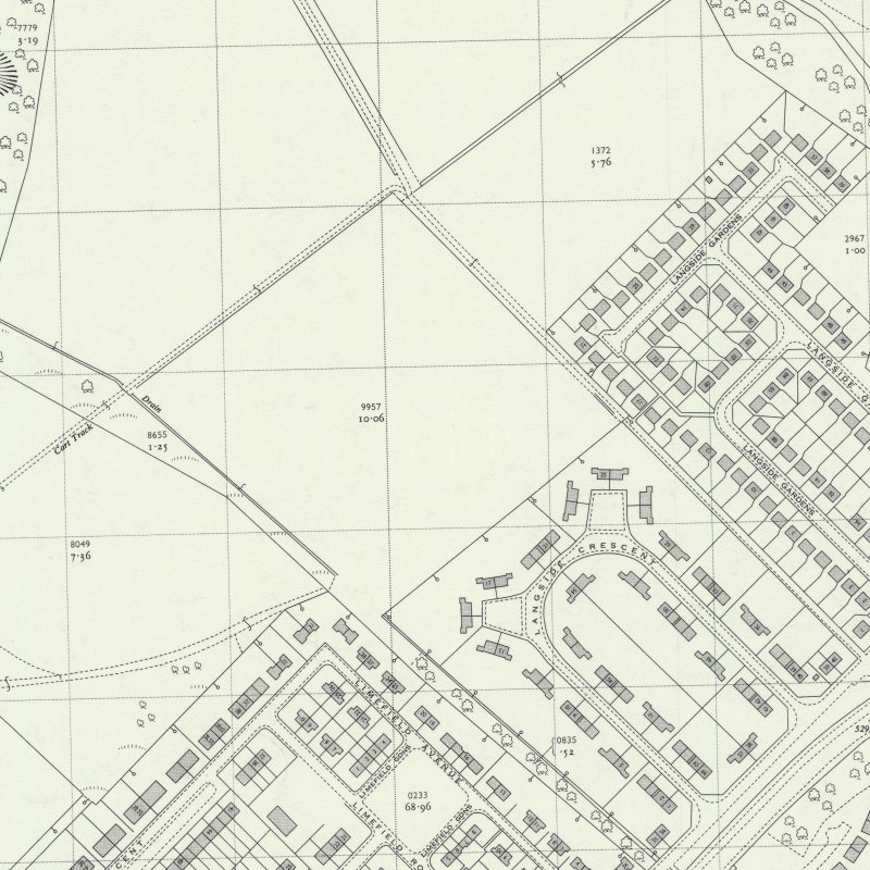 Limefield No.32 Mine - 1:2,500 OS map c.1962, courtesy National Library of Scotland