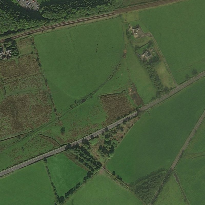 Muirhall No.16 Coal Mine - Aerial, courtesy National Library of Scotland