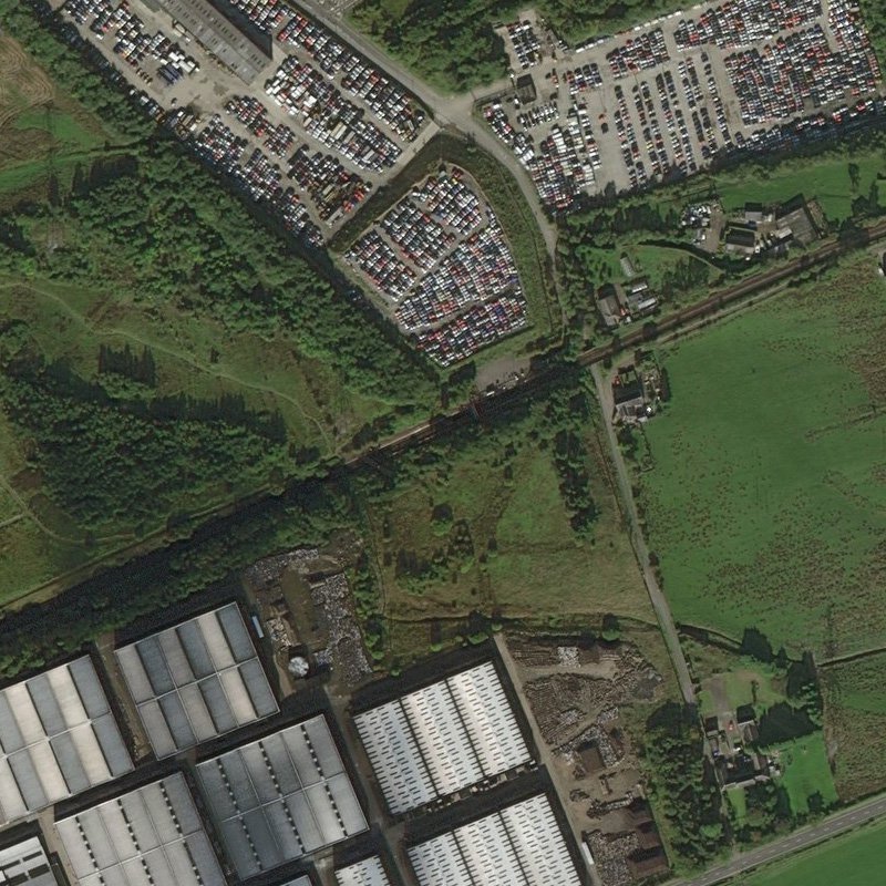 Muirhall No.19 Coal Pit - Aerial, courtesy National Library of Scotland