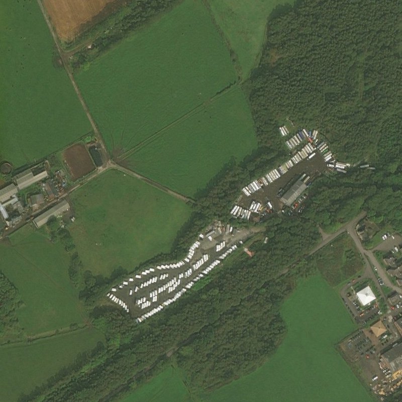 Mid Breich No.1 Mine - Aerial, courtesy National Library of Scotland