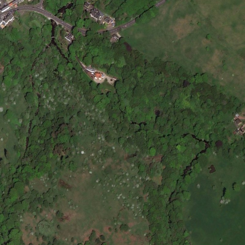 Oakbank No.1 & 2 Pits - Aerial, courtesy National Library of Scotland