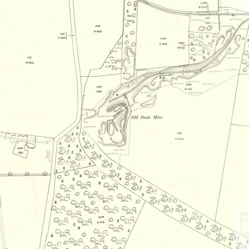 Ochiltree No.6 Mine - 25" OS map c.1906, courtesy National Library of Scotland