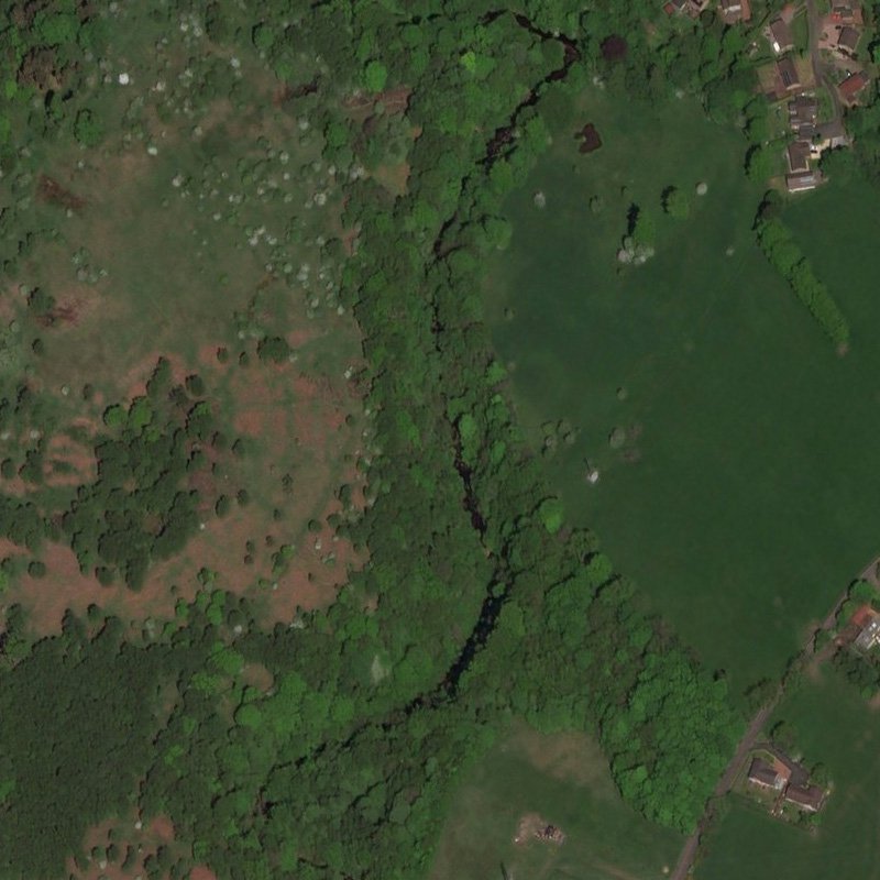 Oakbank Calder Wood Mine - Aerial, courtesy National Library of Scotland