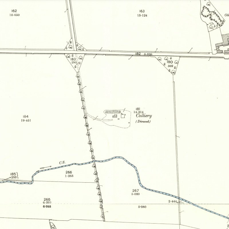 Ochiltree Collieries (South) - 25" OS map c.1897, courtesy National Library of Scotland