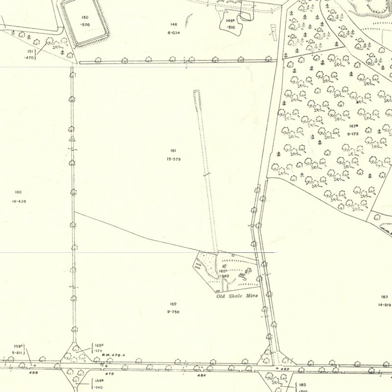 Ochiltree Collieries (North) - 25" OS map c.1916, courtesy National Library of Scotland