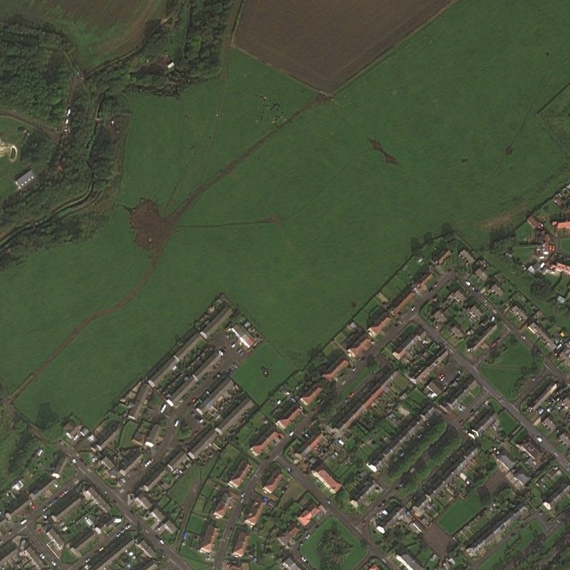 Polbeth No.27 Mine - Aerial, courtesy National Library of Scotland