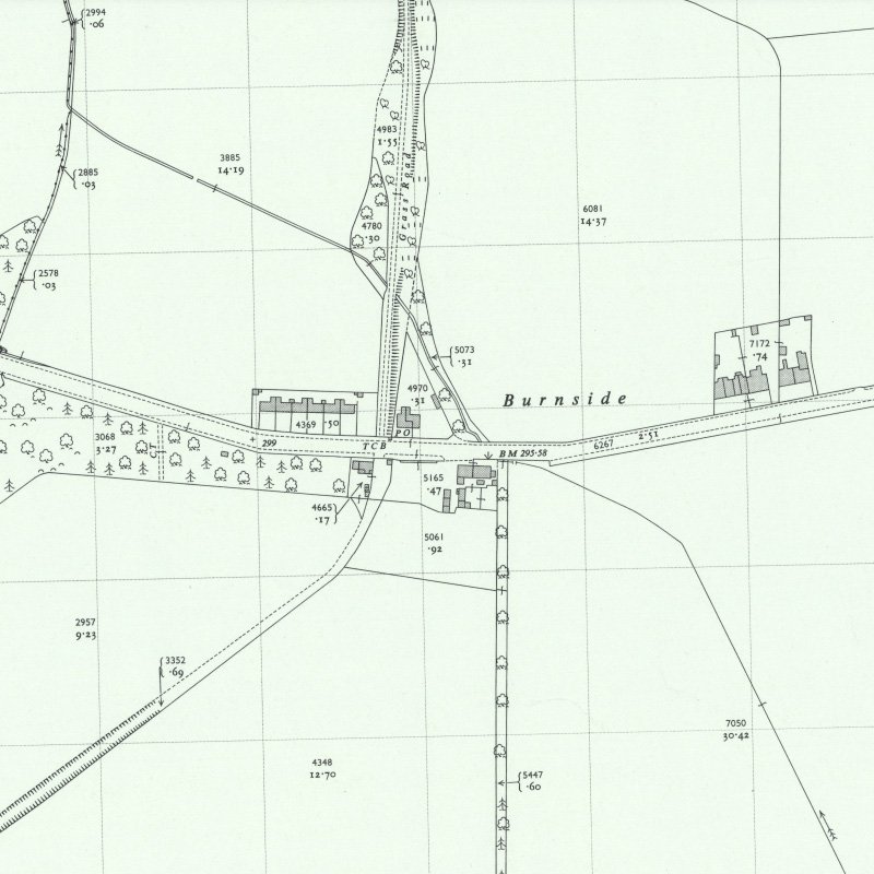 Philpstoun No.2 Mine - 1:2,500 OS map c.1955, courtesy National Library of Scotland